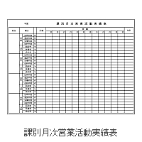 B_34 課別月次営業活動実績表