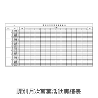 B_36 課別月次営業活動実績表